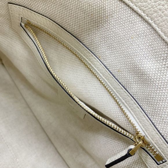 GUCCI Soho Handbag 2WAY Tote Bag Python Beige Brown - Picture 13 of 15